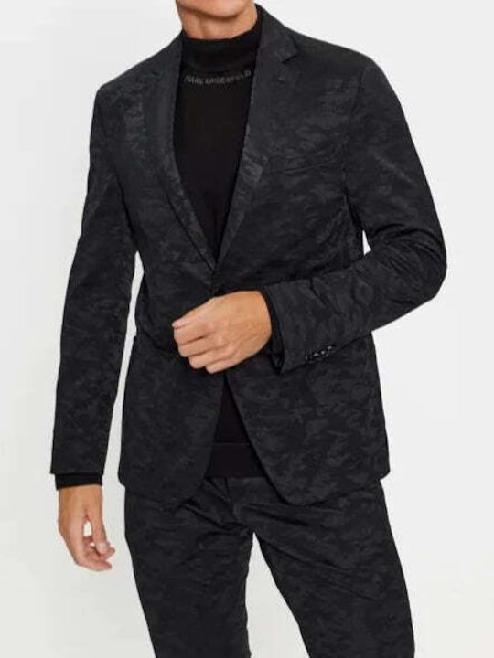 Men's Suit Jacket Regular Fit Black