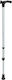 Wheel Walking Stick Left Silver 444275_SILVER