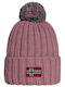 Napapijri Beanie Unisex Beanie Gestrickt in Rosa Farbe