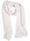 Women's Knitted Scarf White