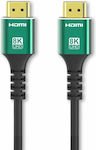 Jasper Conran HDMI 2.1 Cable HDMI male - HDMI male 3m Μαύρο (39494)