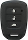 Silicone Car Key Cover Case for Honda Black