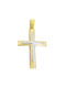 Alorado Herren Gold Kreuz 14K