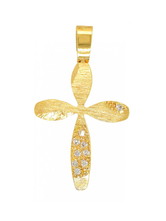 Mertzios.gr Gold Cross 14K