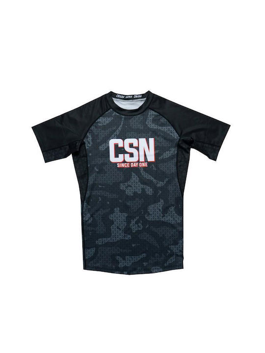 CHOSEN urban camo Rashguard - black