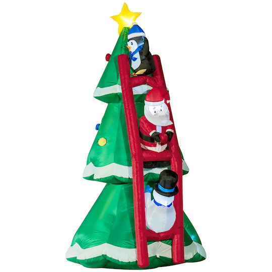 Beleuchtet Aufblasbar Weihnachtsdekoration Baum Klassisch 247cm