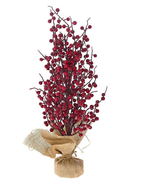 Christmas Decorative Mulberry Tree Natural Appearance Red Tree