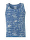 Energiers Kinder-Unterhemd Tank-Top Blau 39-2188