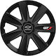 Versaco Set Capace De Roți Auto Gtx 14" Compatibilitate Chevrolet 4 Bucăți Negre