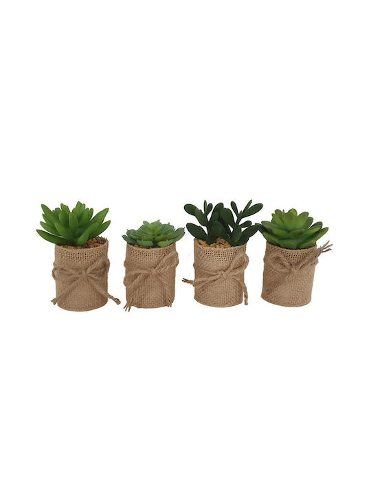 Atmosphera Artificial Plant in Small Pot Cactus 17cm 1pcs