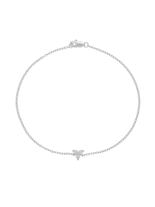 Excite-Fashion Bracelet Chain Series made of Silver with Zircon