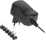 DM Pro Reglabil Universal Adaptor de alimentare 3 până la 12V 0.6A 7.2W cu set de mufe (DM-600MA)