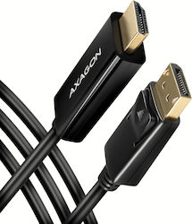 Axagon RVD-HI14C2 DisplayPort-Kabel Männlich - HDMI-Stecker 1,8 m Axagon RVD-HI14C2 DisplayPort-Kabel Männlich - HDMI-Stecker 1,8 m