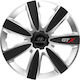 Versaco Car Hubcap Set Gtx with Hyundai Emblem 14" 4pcs Silver