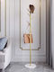 Viosarp Metallic Coat Rack Gold 30x30x176cm