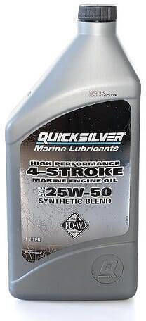 Quicksilver 20W-50 Συνθετικό Λάδι Σκάφους 4T 1lt