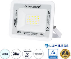 GloboStar Atlas Αδιάβροχος LED Προβολέας 30W Ст...