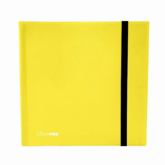 Ultra Pro 12-Pocket Binder 12-Pocket Standard Size Yellow 16147