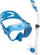 CressiSub CressiSub Tauchmasken Silikon mit Schnorchel F1 Blau