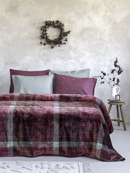 Nima Cozy Μονή 160x220εκ. Μπορντό