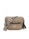 Guess Power Play Din piele Geantă de damă Crossbody Bej