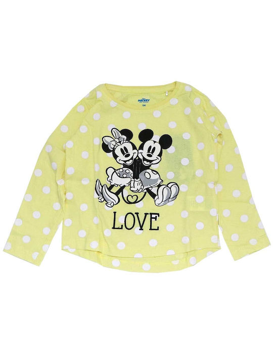 Disney Kids Blouse Long Sleeve Yellow