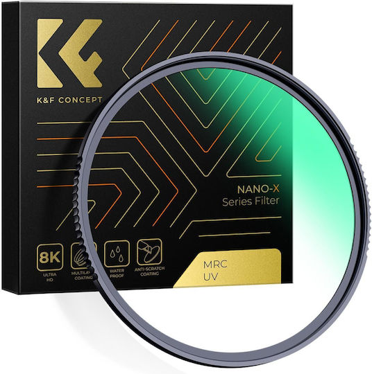 K&F Concept Nano-x Lens Filter UV HD Diameter 72mm with MC Coating Multi-Coated for Camera Lenses
