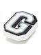 Decorative Shoe Charm Letter White