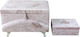 Olia Home Βαπτιστικό Κουτί από Βελούδο 55x35x30εκ.