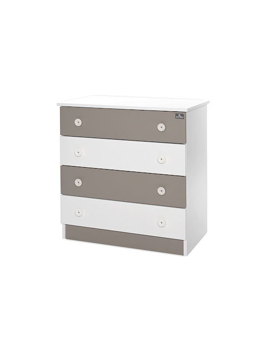 Baby Changing Table-Dresser Gray 81x50x86cm