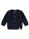 Babyface Girls Knitted Cardigan with Buttons Blue