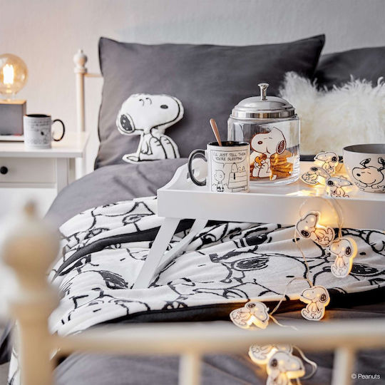 Butlers Schwarze Kinderdecke 130x170cm