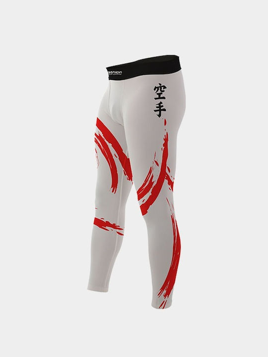 Athlon Lang Männer Kampfsport Leggings Weiß