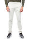 Hugo Boss Men's Trousers Chino Elastic in Slim Fit White