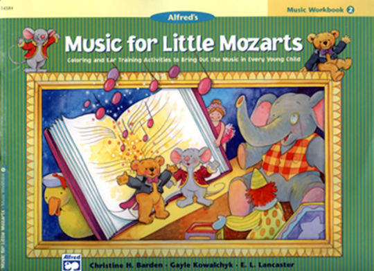 Alfred Music Publishing Music For Little Mozarts-music Workbook 2 Детска Метод за обучение за Пиано