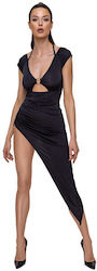 Cottelli Collection Sexy Φόρεμα Μαύρο