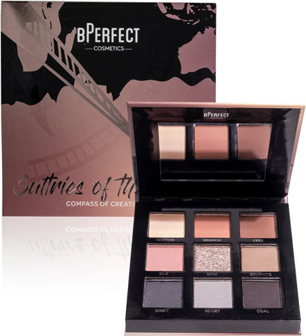 BPerfect Cosmetics Compass Creativity Παλέτα με Σκιές Ματιών Matte σε Στερεή Μορφή Sultries Of The South 110gr