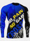 Athlon Long Sleeve Shirt 125-1729 for Jiu-Jitsu Blue
