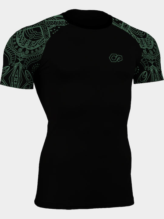 Athlon Short Sleeve Shirt 125K-1859 for Jiu-Jitsu Black