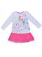 Hasbro Kids Dress Long Sleeve Gray