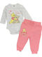Disney Winnie The Pooh Σετ Φορμάκι με Παντελόνι Pink 2τμχ