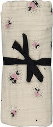 Rose in April Swaddle Blanket 110x110cm