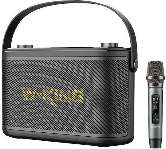 W-King Boxă Karaoke cu Microfon Wireless H10 S Negru