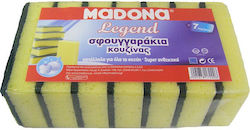 Madona Σετ Σφουγγάρια Πιάτων Κίτρινα 7τμχ