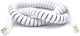 KAL Electronics Σπιράλ Τηλεφωνικό Καλώδιο RJ10 4P4C 5m Λευκό (SM135-WHITE/5M)