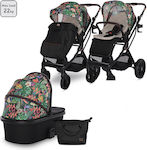 Lorelli Glory Adjustable 2 in 1 Baby Stroller Suitable for Newborn Black