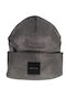 Beanie Γυναικείος Σκούφος Πλεκτός σε Γκρι χρώμα