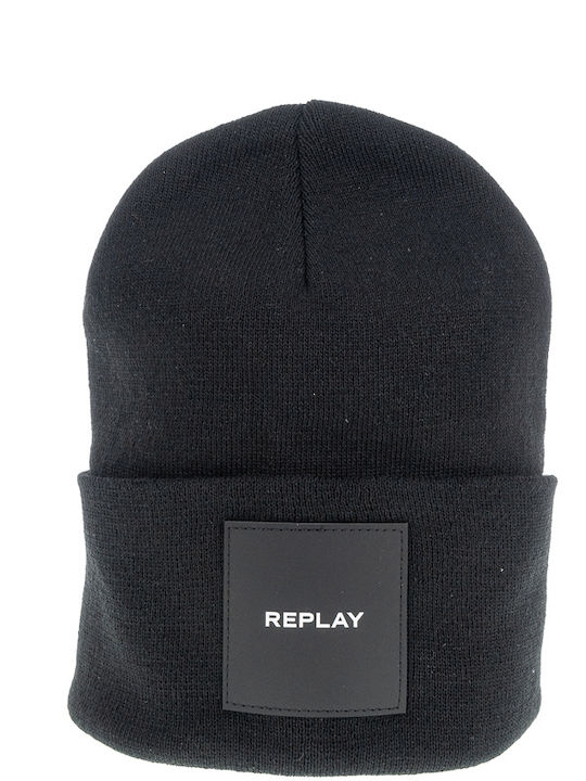 Beanie Γυναικείος Σκούφος Πλεκτός σε Μαύρο χρώμα