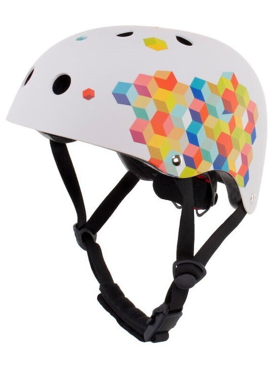 Sun Baby Tracker Kinderfahrrad- / Rollerhelm für Berg Fahrrad Weiß
