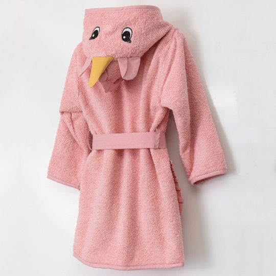 Borea Baby Bademantel Kapuzen Einhorn Rosa